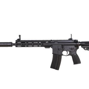 Bushmaster Bravo Zulu AR15 Rifle - Black | 5.56NATO | 11.5" Barrel w/Pinned & Welded MUTA BM556 Suppressor | 10" BFI Free Float M-LOK Rail | THRIL Buttstock