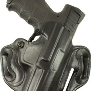 DESANTIS SPEED SCABBARD HOLSTR - RH OWB LEATHER M&P 9/40/45C BL