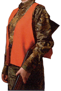 HS ORANGE SAFETY VEST SUPER - QUIET ONE SIZE MEDIUM-3XL