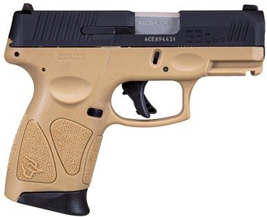 Taurus 1-G3C931T G3c 9mm 3.2" 12+1 Matte Black/Tan