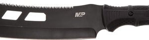 S&W KNIFE M&P CLEAVER MACHETE - 10" SAWBACK W/SYNTHETIC SHEATH
