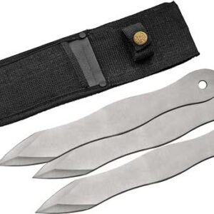SZCO RITE EDGE 10" THROWING - KNIFE 3PC SET W/SHEATH