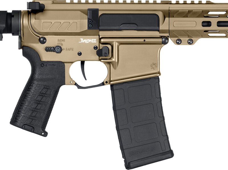 CMMG Banshee Mk4 Pistol - FDE | 300 BLK | 8" Barrel | 7" M-LOK Handguard | SBA3 Arm Brace