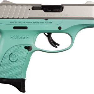 RUGER EC9S 9MM SS/TURQUOISE 7+1 FS