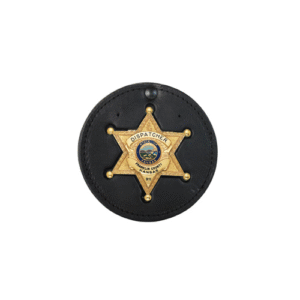 3 Circle Recessed Badge Holder with Clip