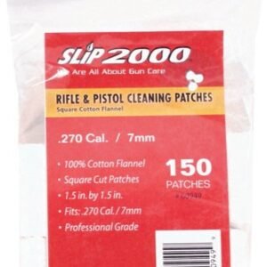 SLIP 2000 CLEANING PATCHES - 1.5" SQUARE .270/7MM 150-PACK