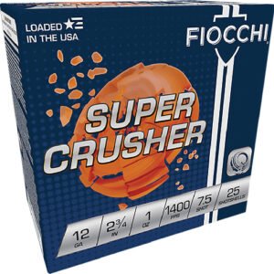 FIOCCHI CRUSHER 12GA 2.75" 1OZ - #7.5 1300FPS 250RD CASE LOT
