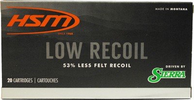 HSM LOW RECOIL 308 WIN 150GR - SBT 20RD 25BX/CS