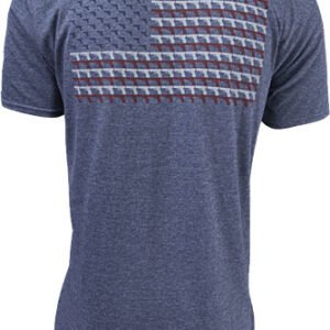 GLOCK OEM HEATHERED NAVY - PISTOL FLAG T-SHIRT X-LARGE