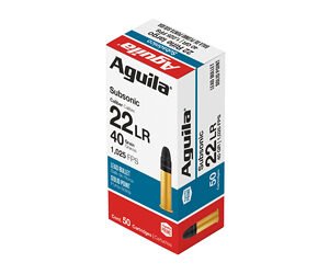 AGUILA 22LR SUBSONIC 40GR 50/1000