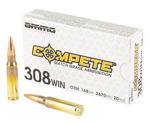 AMMO INC 308WIN 168GR OTM 20/200