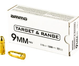 AMMO INC T&R 9MM 115GR FMJ 50/1000