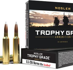 NOSLER TROPHY 6.5X284 NORMA - 130GR ACCUBOND 20RD 10BX/CS