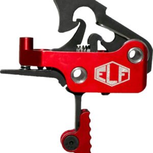 ELFTMANN TRIGGER APEX AR-15 - STRAIGHT ADJ 2.75-7LBS RED