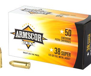 ARMSCOR 38SUPER 125GR FMJ 50/1000