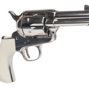 Cimarron CA346DOC Doc Holliday Thunderer Combo .45 Long Colt 3.5" Nickel Finish W/ Laser Engraving Knife & Holster Included