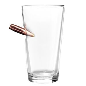 Last Man Standing - Pint Glass w/ Bullet