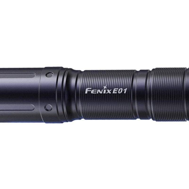 E01 Flashlight black