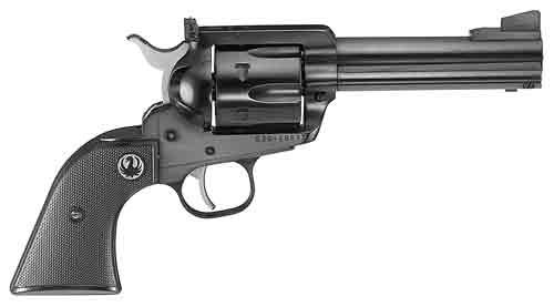 RUGER BLACKHAWK 45LC 4-5/8" - AS BLUED BLACK CHECKERED