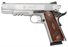 S&W 1911TA ES 45ACP 5" 8-SHOT - FIXED NIGHT SIGHTS S/S WOOD