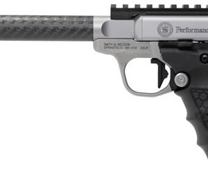 S&W SW22 VICTORY PF CENTER - 22LR 6" CARBON FIBER THREDED