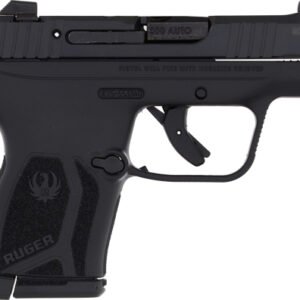 RUGER LCP MAX 380ACP FRONT - NGT SGT POLISHED BLACK 75 ANV.