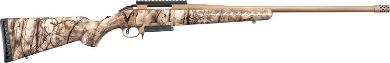 RUGER AMERICAN 243 WIN - 22" CERAKOTE BRONZE CAMO