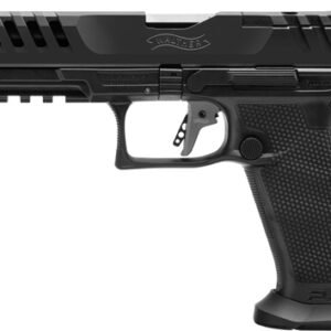 WALTHER PDP MATCH 9MM 5" OR - 18-SHOT BLACK POLYOMER FRAME