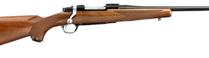 RUGER M77 HAWKEYE COMPACT 308 - SATIN BLUED WALNUT
