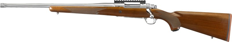 RUGER HAWKEYE HUNTER LEFT HAND - 6.5CM SS WALNUT THREAD