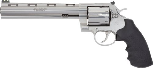 COLT ANACONDA 44MAG 8" SS - ADJ SIGHT RUBBER GREEN FO