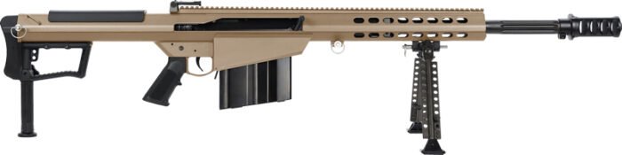 BARRETT M107A1 RIFLE 50BMG - 20" FLUTED 10RD STEEL FDE