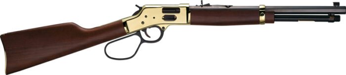 HENRY BIG BOY BRASS 45LC - SIDE GATE 16.5" OCTAGON WALNUT