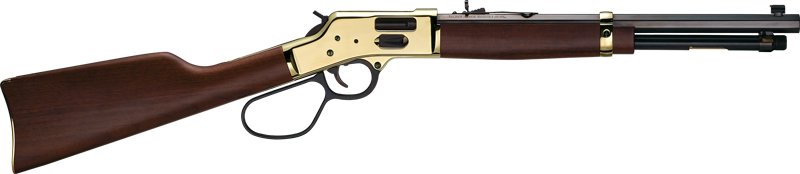 HENRY BIG BOY BRASS 45LC - SIDE GATE 16.5" OCTAGON WALNUT