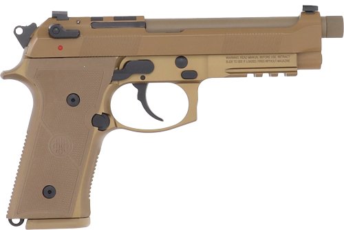 BERETTA M9A4 G 9MM 5.1" 15 RND - THREADED BBL TAN US OPTIC RDY