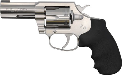 COLT KING COBRA 357MAG 3" - STAINLESS RUBBER BLACK
