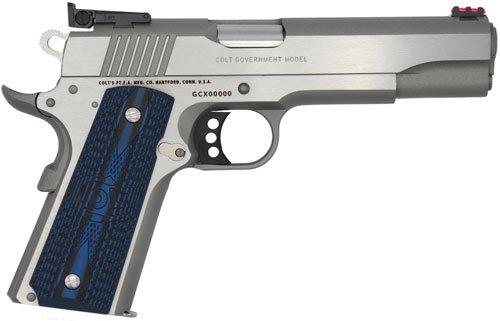 COLT GOLD CUP LITE 38 SUPER - SS NOVAK RED FIBER OPTIC G10
