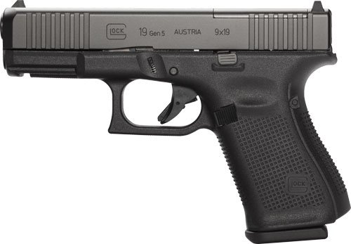 GLOCK 19 MOS 9MM GEN5 FS - 10-SHOT W/FRONT SERATIONS