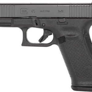 GLOCK 45 MOS 9MM FIXED SIGHT - 17-SHOT W/FRONT SERRATIONS