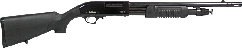 IVER JOHNSON PUMP 12GA 3" 18" - MUZZLE BRAKE BLUED SYNTHETIC