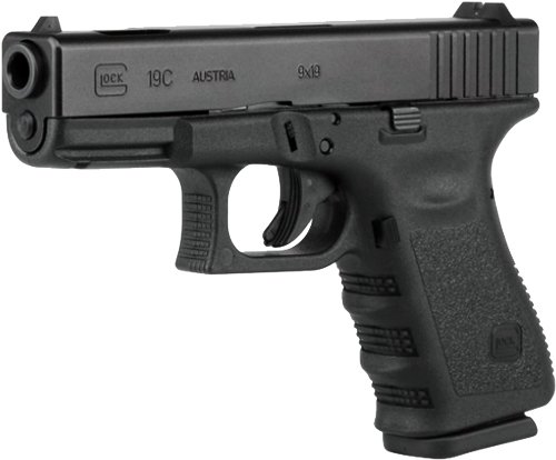 GLOCK 19C 9MM LUGER FS 15-SHOT - COMPENSATED BLACK TALO