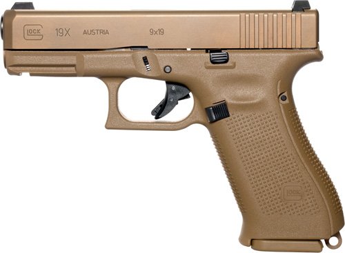 GLOCK 19X 9MM NIGHT SIGHTS - 19-SHOT FDE