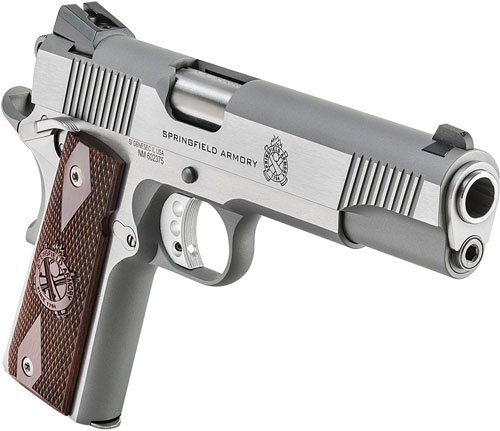 SPRINGFIELD 1911 EMISSARY - 45ACP 4.25" 8RD SS/BLUED G10