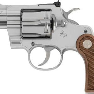 COLT PYTHON 357MAG 2.5" SS - ADJ SIGHT WALNUT MEDALLION GRP