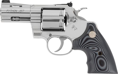 COLT PYTHON 357MAG 3" SS - COMBAT ELITE FRONT NIGHT SIGHT