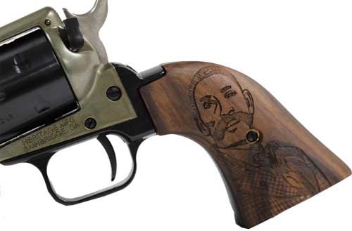 HERITAGE 22LR 4.75" FS BLUED - WILD WEST BASS REEVES (TALO)