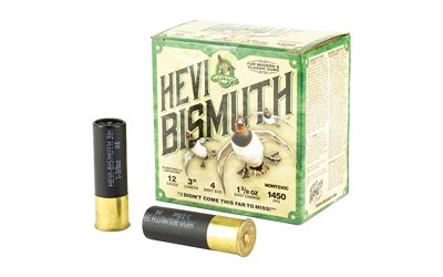 HEVI BISMUTH 12GA 3" #4 25/250