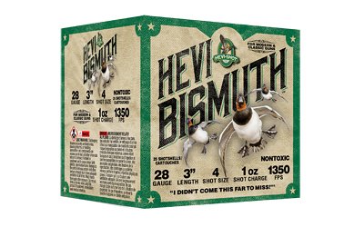 HEVI BISMUTH 28GA 3" 1OZ #4 25/250