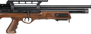 HATSAN BULLBOSS .25 PCP 1000 - FPS BLACK/WOOD W/2 MAGS