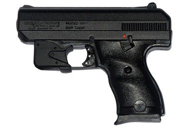 Hi-Point 9mm Compact Poly-Framed C9 Pistol 8+1 w/ Trigger Guard-Mount Laser Black